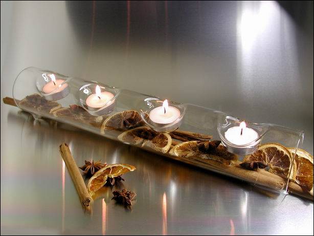 Photophore d'avent Cana long